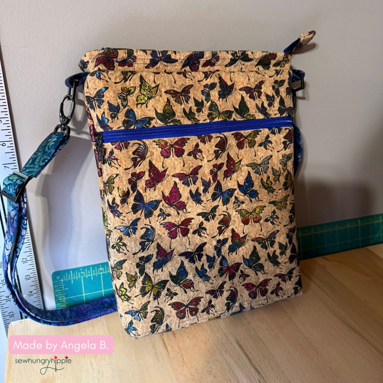 Butterfly Cork Roll – Metallic Iridescent Print | 18" x 54"
