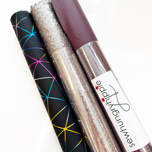 3 roll bundle - easy to sew vinyl for bag makers