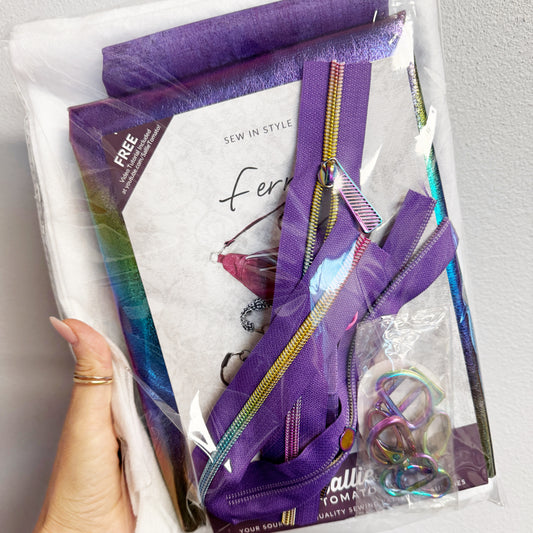 Ferris Bag Kit with SOFT vinyl - easy to sew!