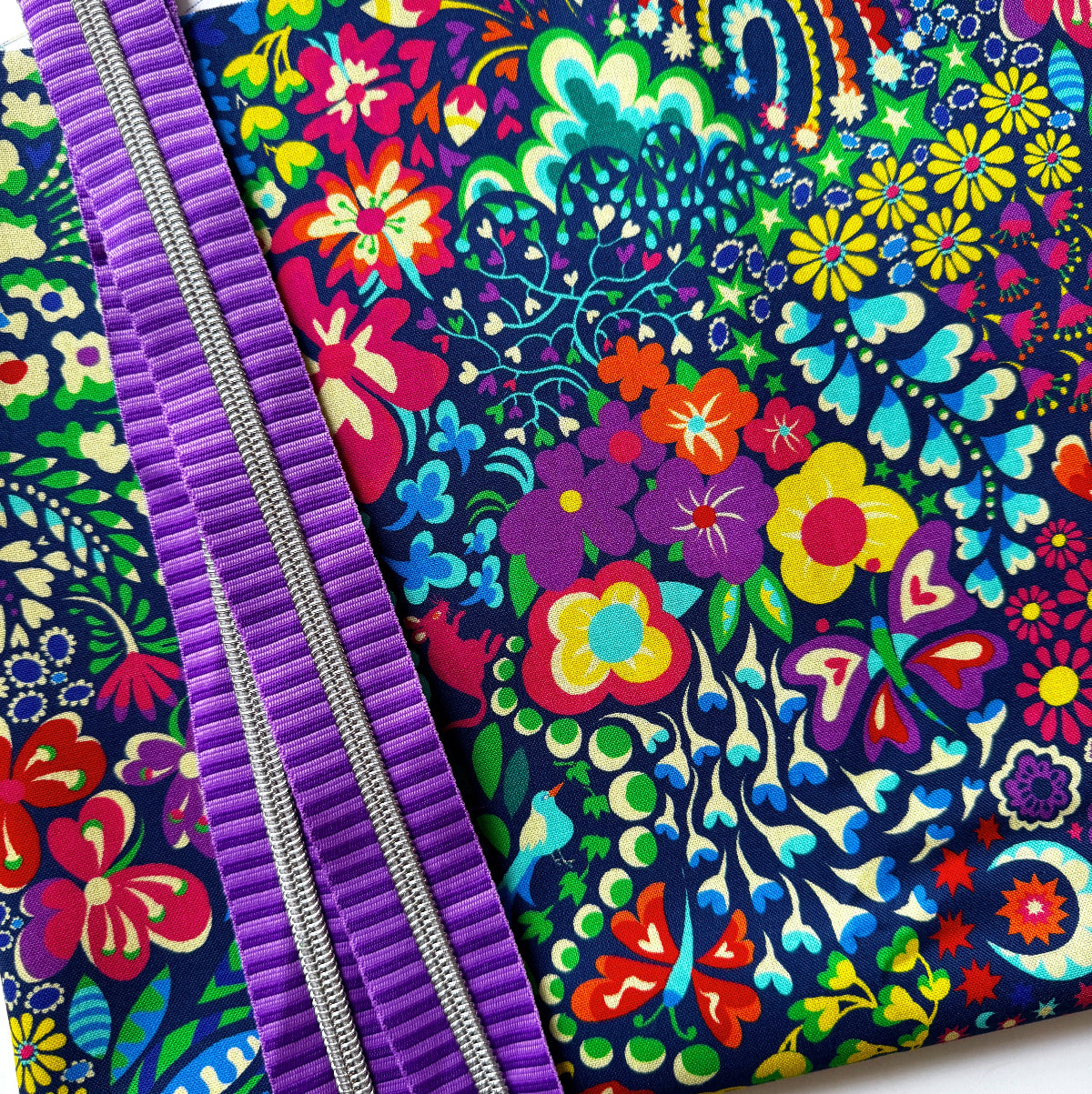 fabric and matching zipper