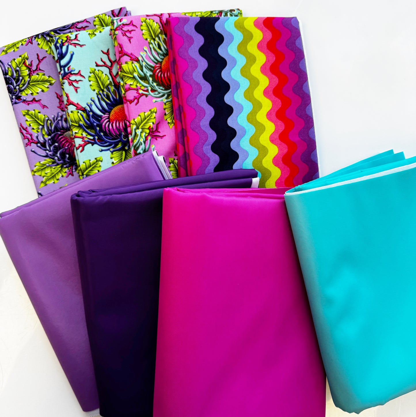 Tula Pink Wave Rider - Deep Dive | Floral Reef FreeSpirit Quilting Fabric