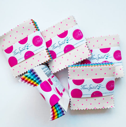 Tula Pink Mini Charms packs 3 packs per bundle