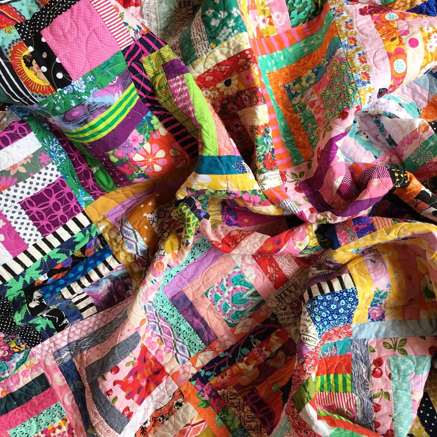 Easy Cabin Quilt Pattern