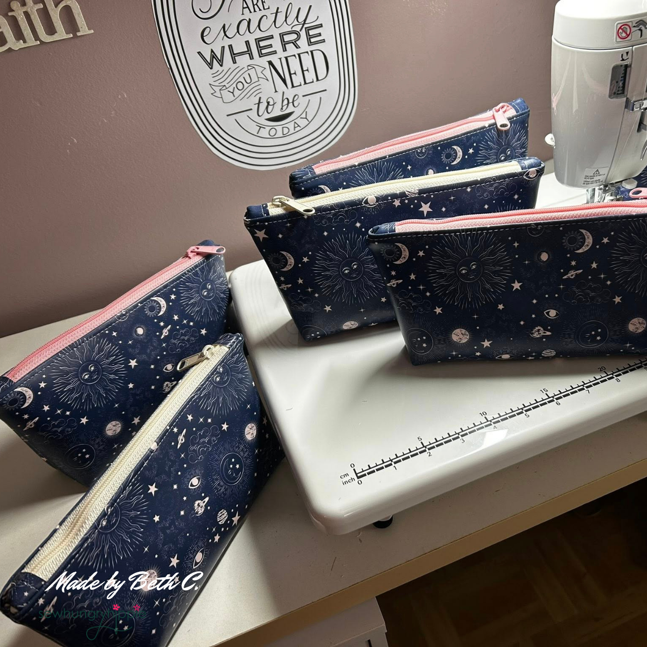 Celestial Print Vinyl for Bag Making – Exclusive Custom Design