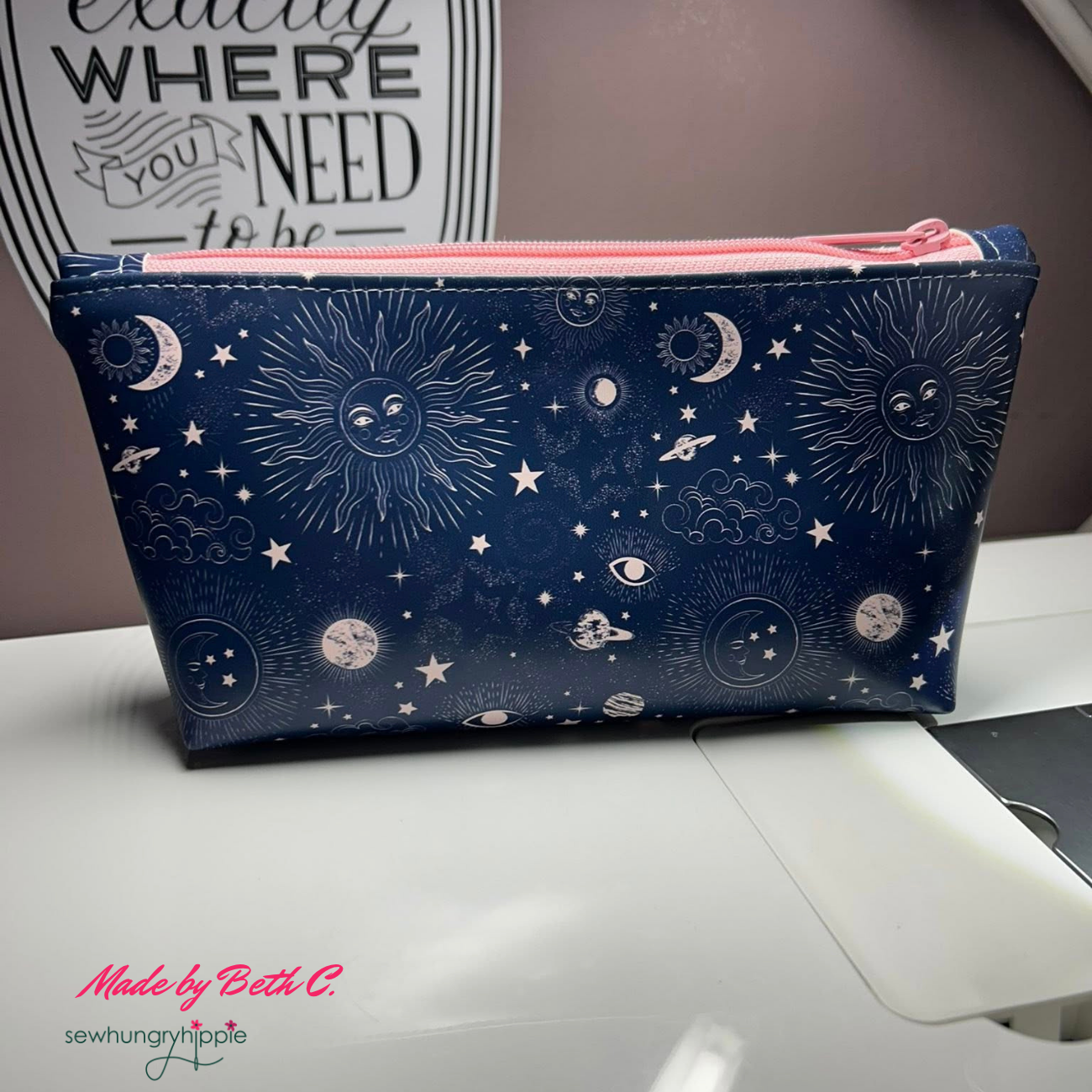 Celestial Print Vinyl for Bag Making – Exclusive Custom Design