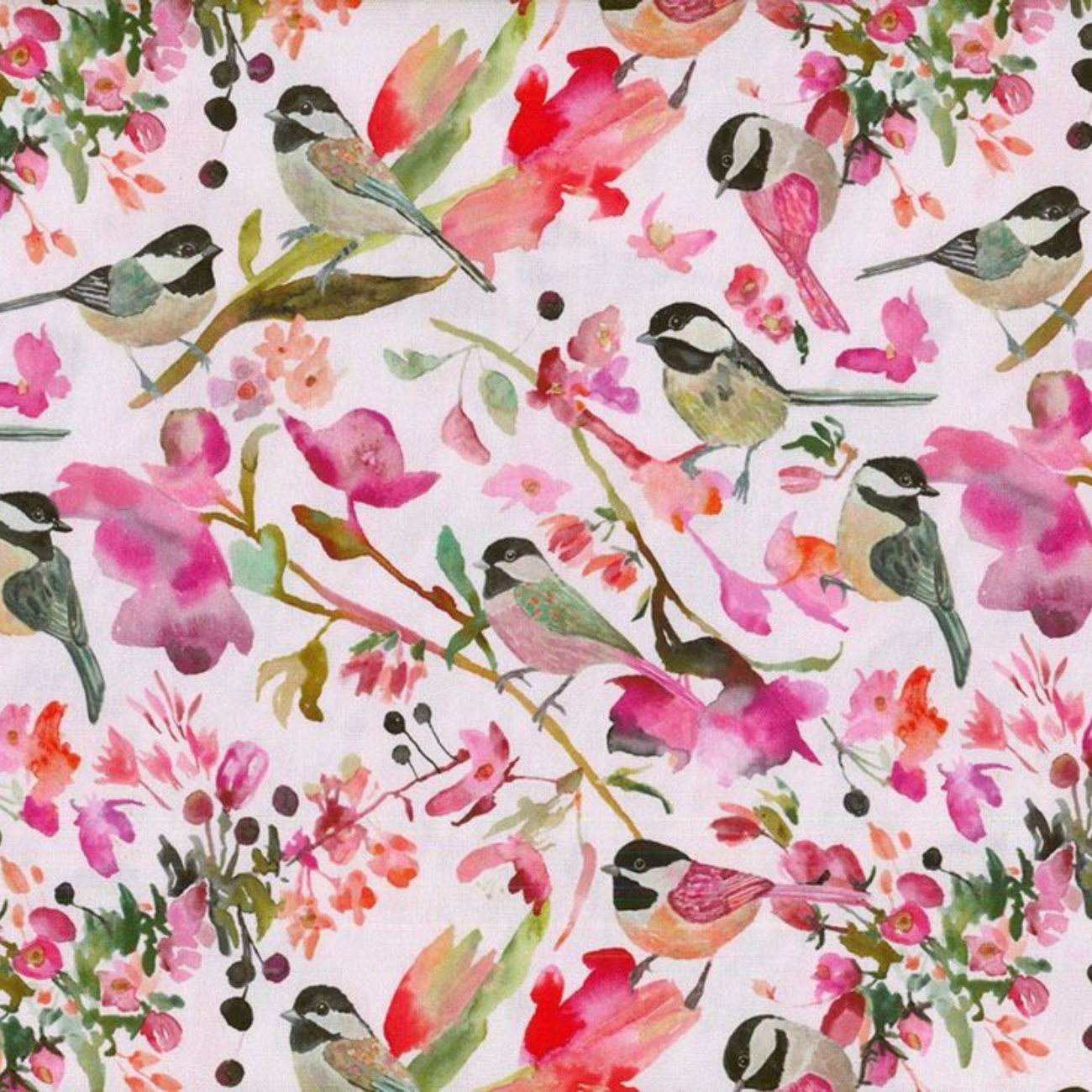 Chickadee Canvas Parchment  | Windham Fabrics