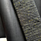 Black cork fabric roll with coordinating black Uncorked quilting cotton for bag making and sewing projects