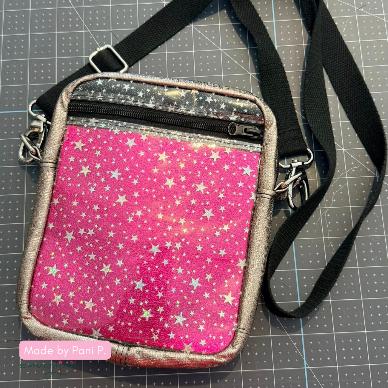 Clear Glitter Stars Vinyl