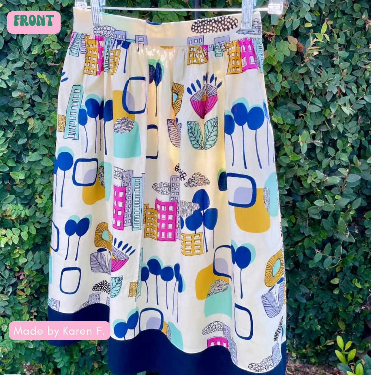 Cleo Skirt pattern Made by Rae