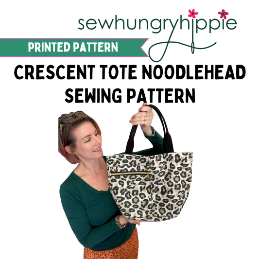 Noodlehead Crescent Tote Sewing Pattern – Printed Booklet