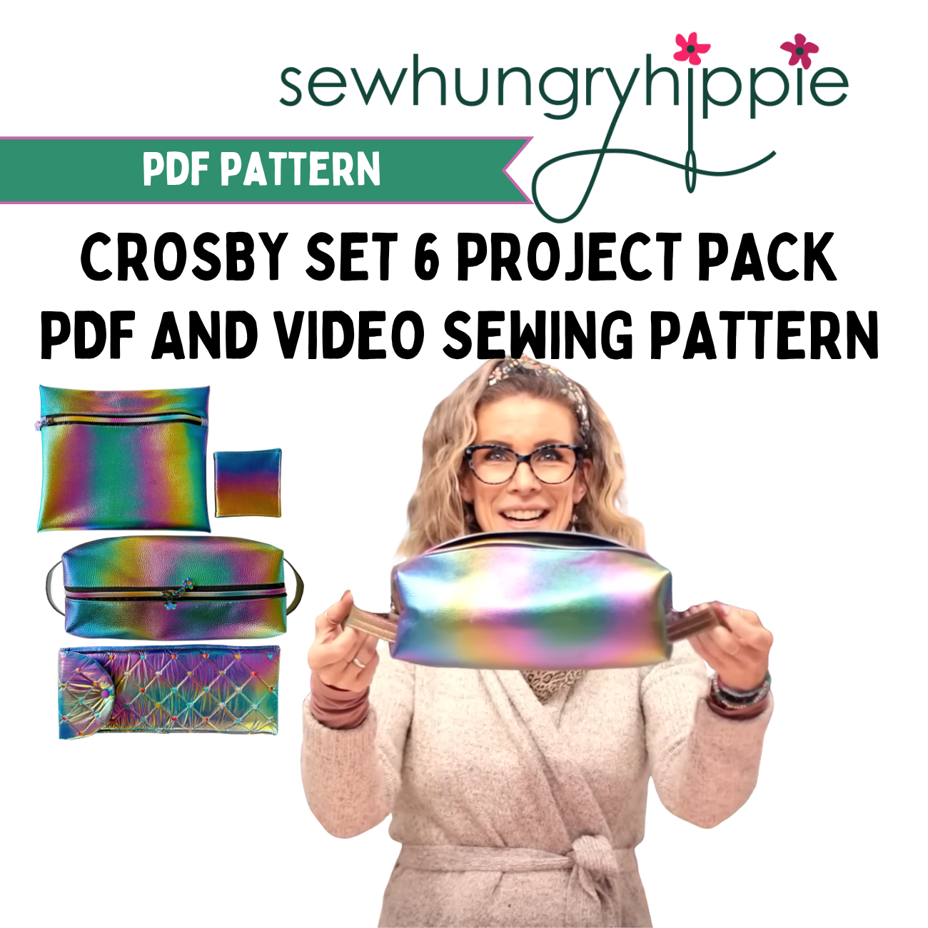 Crosby Set 6 project pack PDF and Video sewing pattern