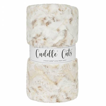 Shannon Luxe Cuddle Snowy Owl Natural 2 YD Bundle