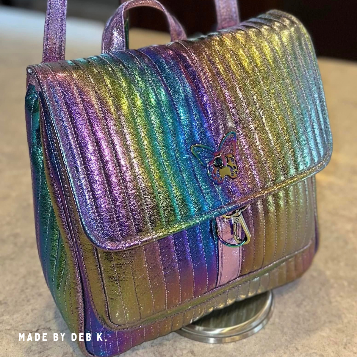 Deep Space Metallic Soft Vinyl | SewHungryhippie
