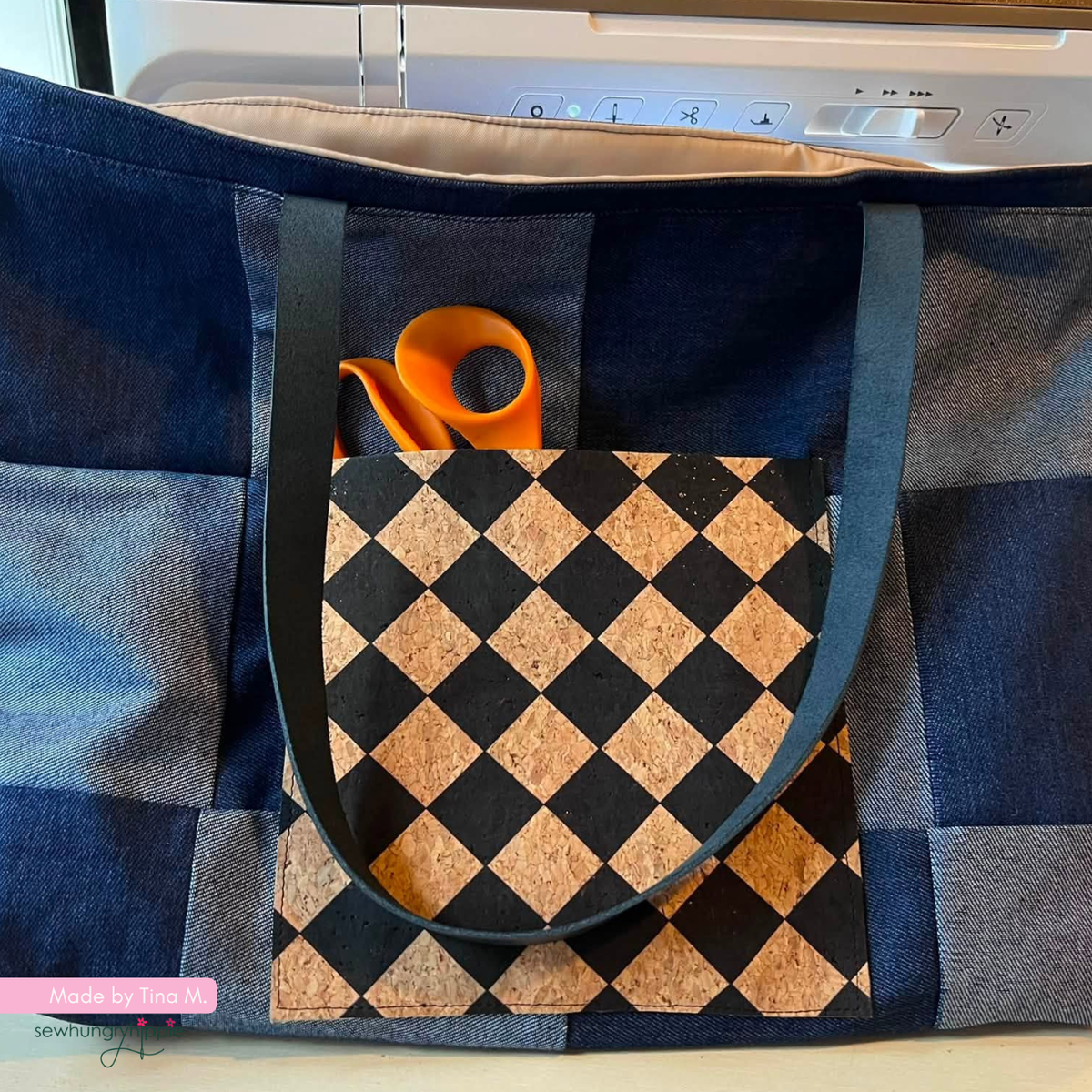 Diamond Checks Cork Roll – Frida Bag Cork