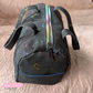 #5 Black White Stripe Zipper Pack with Rainbow Pulls - 3 Yards Continuous Zipper Tape for Bag Making