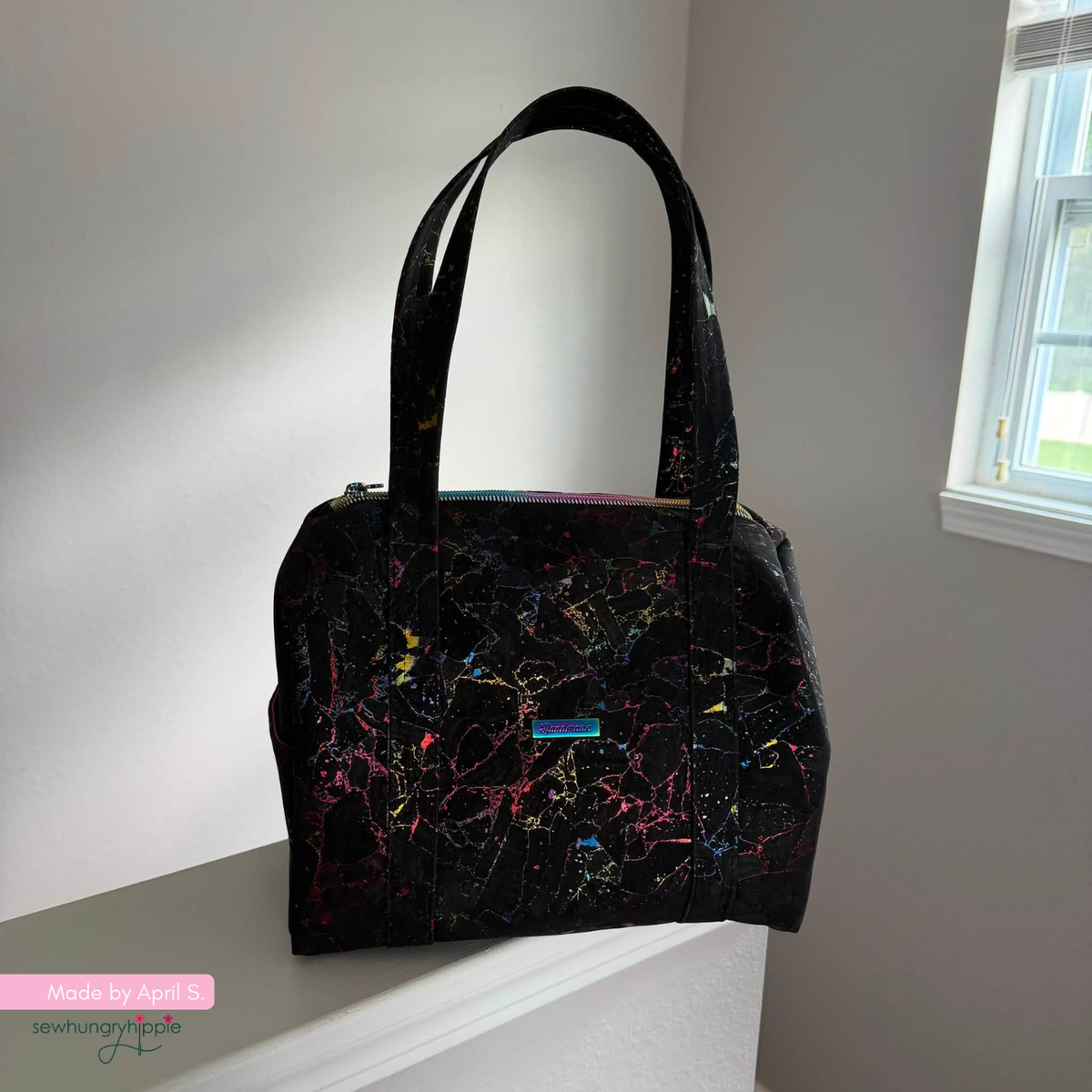 Donovan Rainbow Marble Cork Roll 18" x 54"
