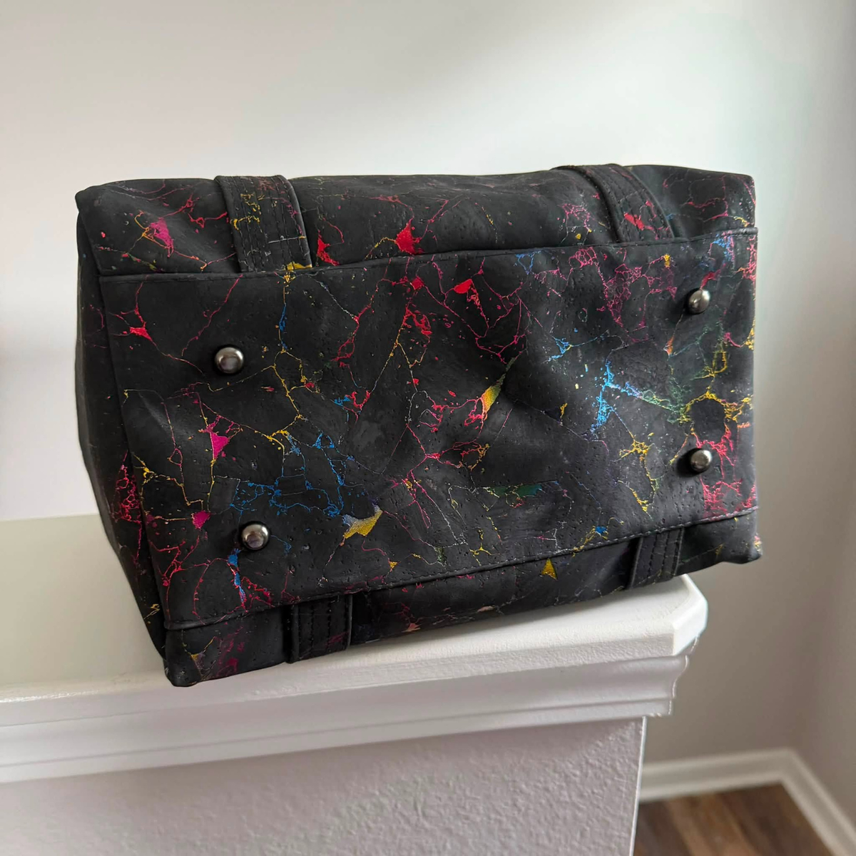 Donovan Rainbow Marble Cork Roll 18" x 54"