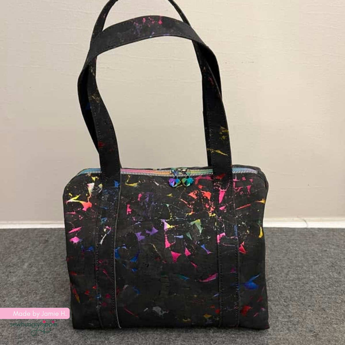 Donovan Rainbow Marble Cork Roll 18" x 54"