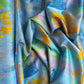 Drape image of urban Archeology Grunge print fabric in Crocus purple by Leslie Tucker Jenison for Robert Kaufman, premium abstract cotton quilting fabric, SKU ANJD-23632-249, UPC 841741160350.