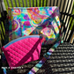 Rainbow Leopard Print Seatbelt Webbing 1" Width - 5 Yard Bundle