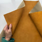 Almost Leather Roll | Mustard Faux Leather Fabric for Bag Making