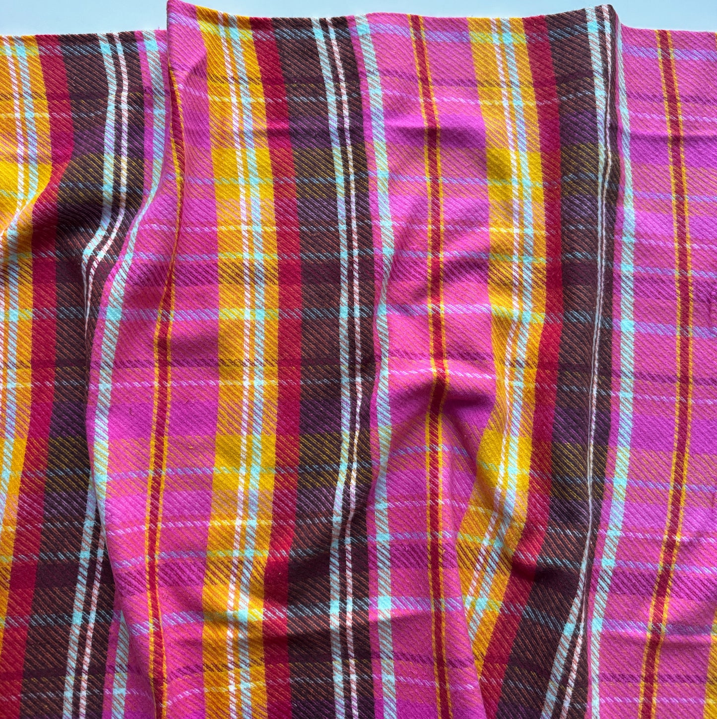 Flannel Plaid - Highland Flowerbed - Art Gallery Fabrics