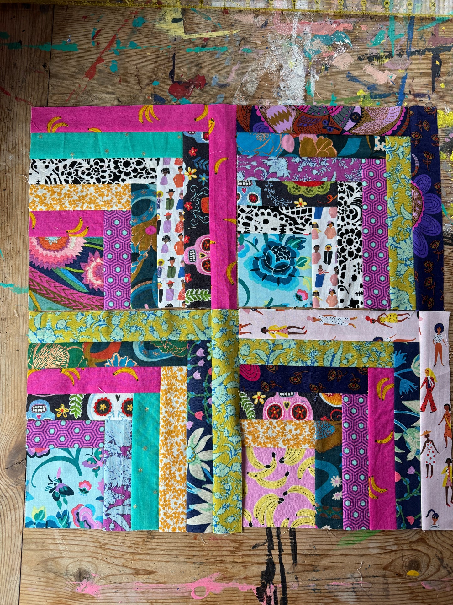 Easy Cabin Quilt Pattern