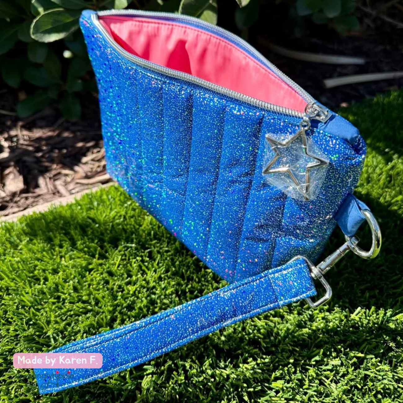 Easy Wrist Pouch PDF sewing pattern