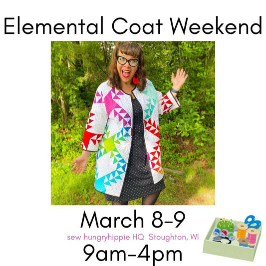 ELEMENTAL CLASS in person sewing retreat