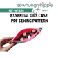 Essential Oils Case PDF sewing pattern
