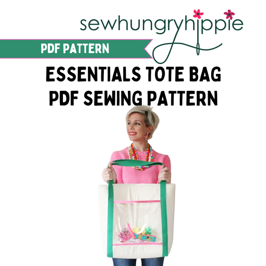 Essentials Tote Bag PDF sewing pattern