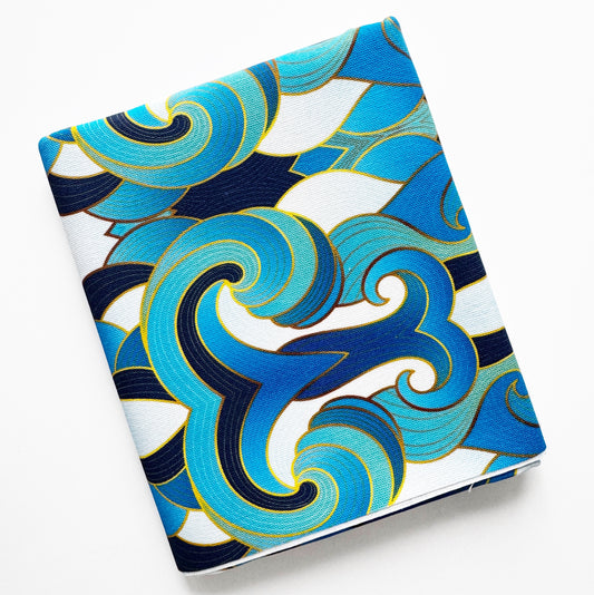 Canvas Fabric Blue Waves / Canvas Club December
