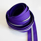 Purple and silver Zipper Tape