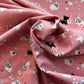 Lizzy House fabric Pink with kitties
