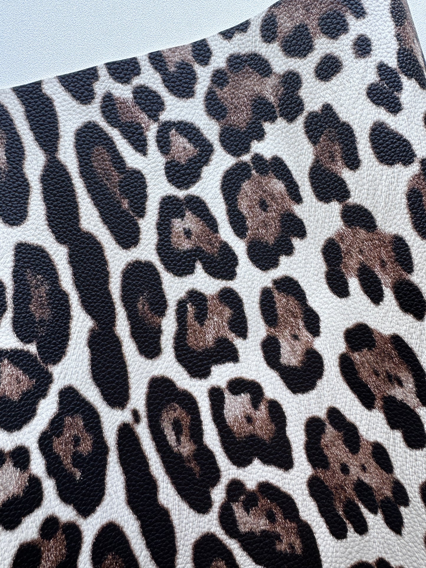 NEW Leopard Faux Leather roll