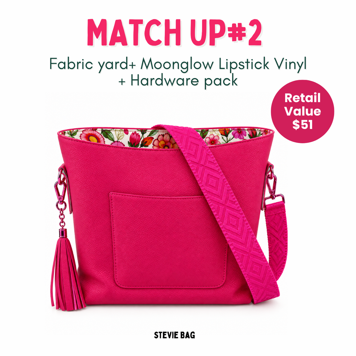 Weekly Vinyl & Fabric Matchups Bundle – Bag Making Craft Supplies Sep 16th