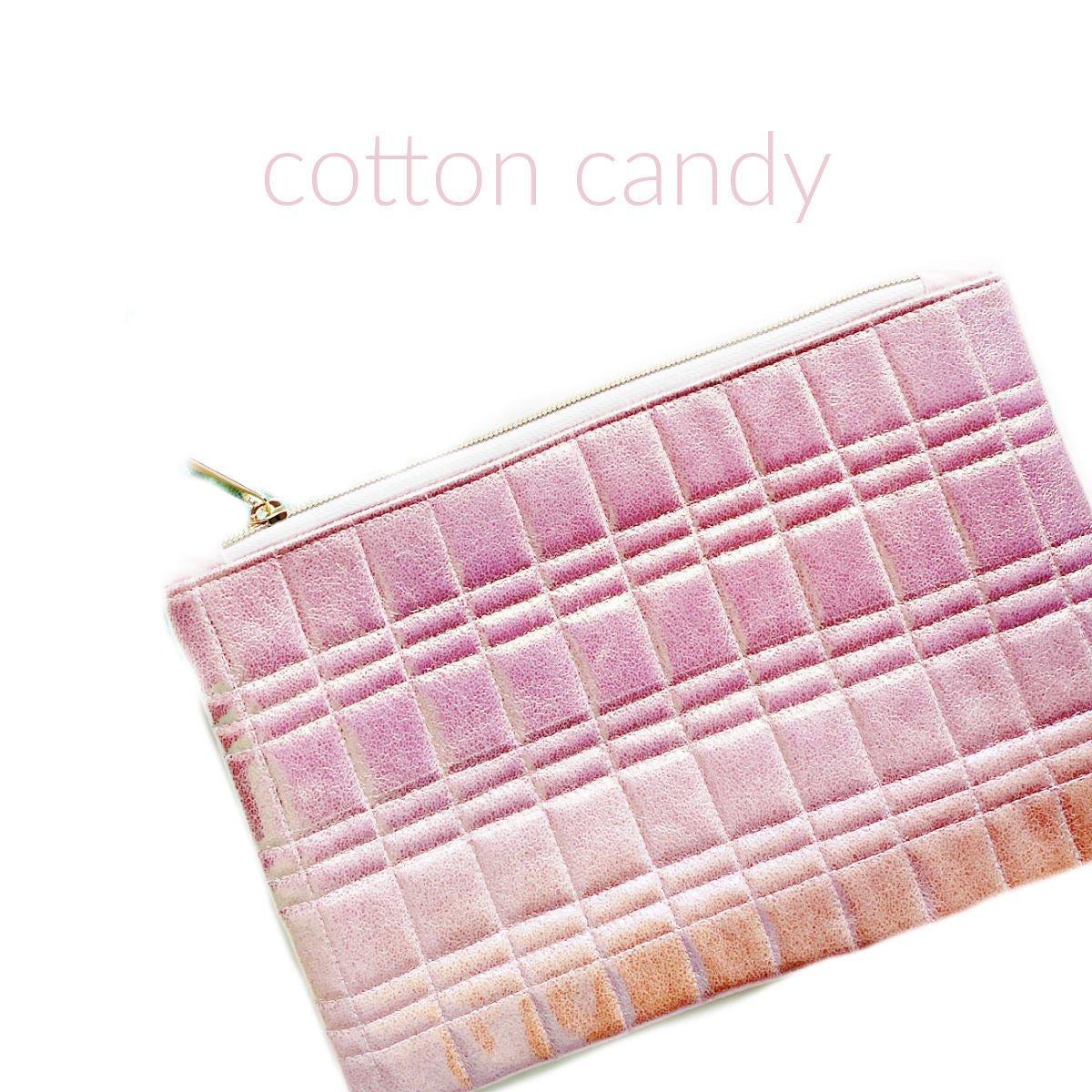 Quilted Pouch Kit Sea Foam or Cotton Candy