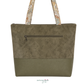 Faux Suede Olive Fabric – 18" x 54" Roll | Soft Vegan Leather for Bag Making & Sewing
