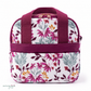 Floral Fabric with Burgundy Lining and Zipper Pack Bundle