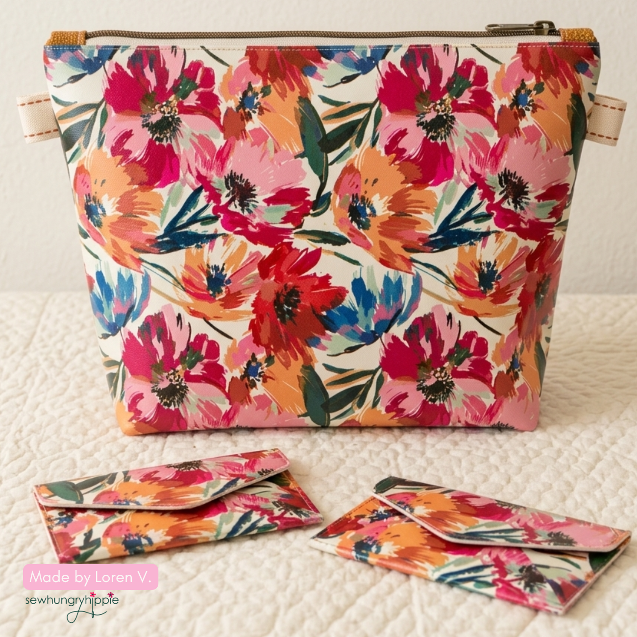 Floral Printed Vinyl custom design