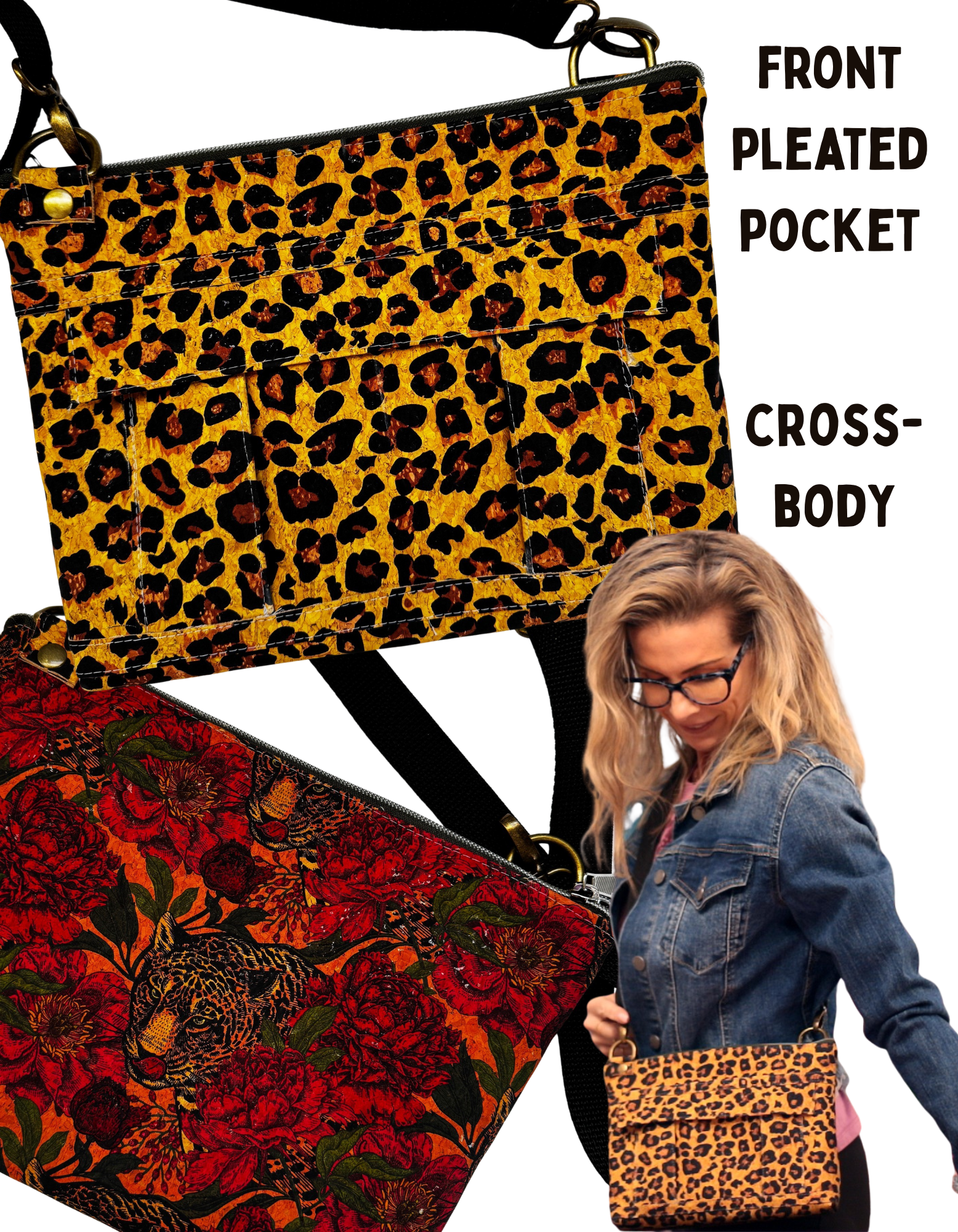 Fogerty Crossbody Bag PDF Sewing Pattern – Beginner Friendly