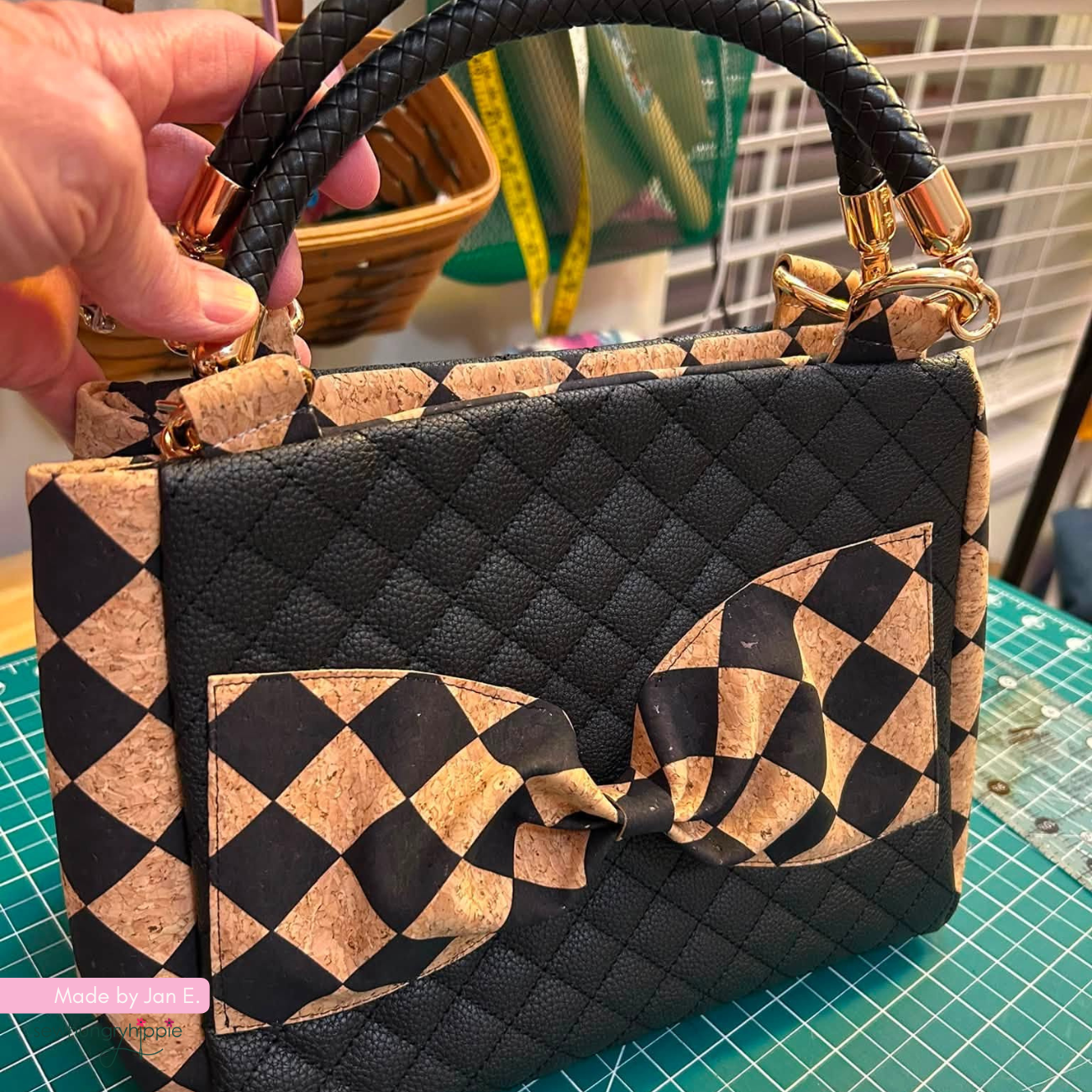 Frida Bag Kit | Complete Bag Making Kit with Cork, Vinyl & Hardware