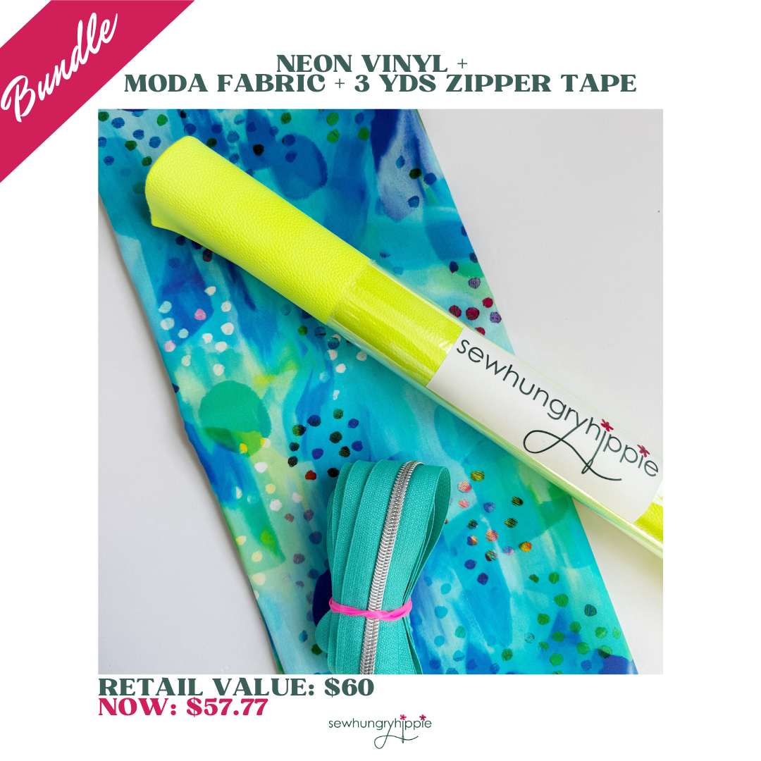 Friday Matchup Bundle Neon Vinyl / zipper / Fabric