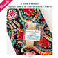 Gala in black - Joyful fabric by Sarah Campbell 3 yard BUNDLE