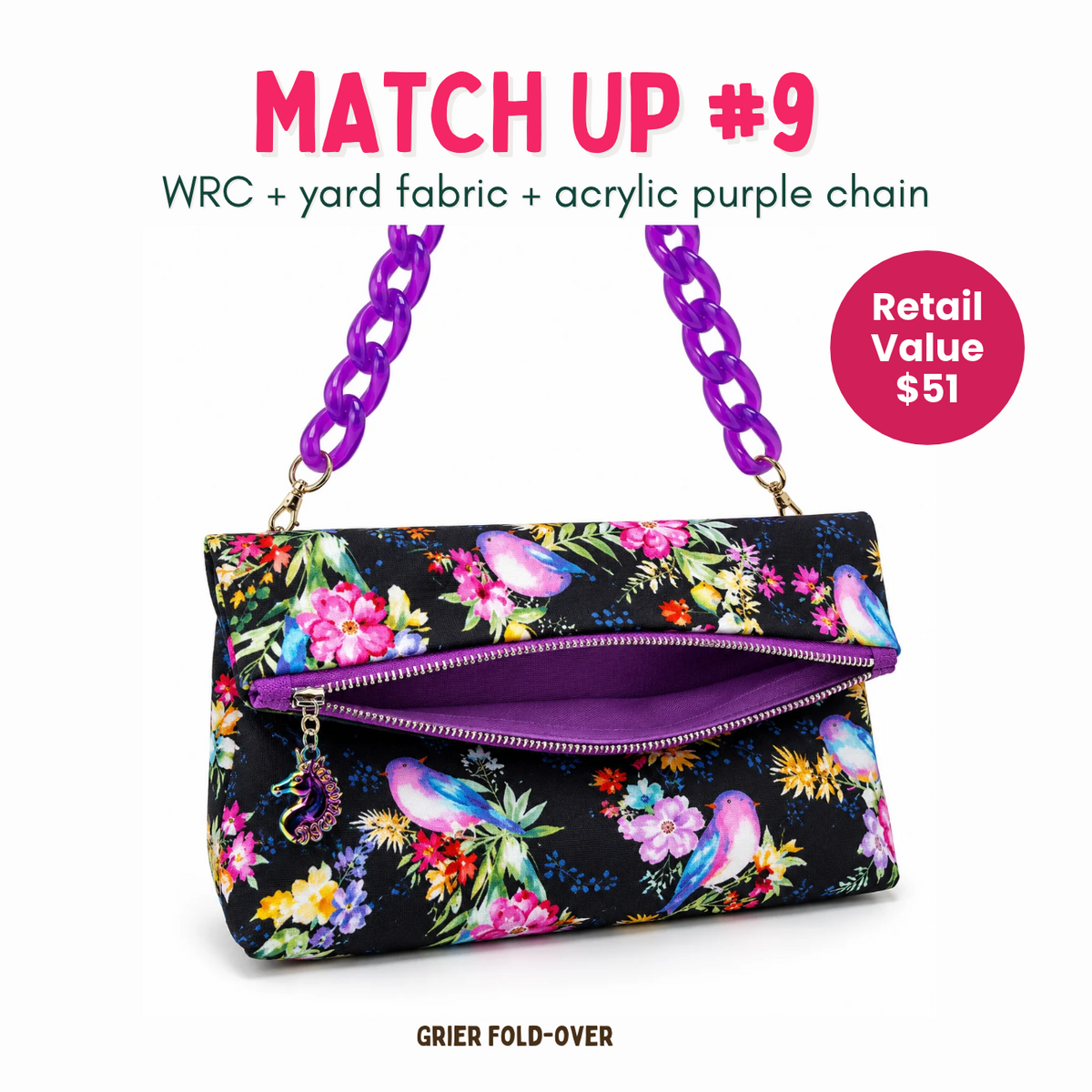 Weekly Vinyl & Fabric Matchups Bundle – Bag Making Craft Supplies Oct 28