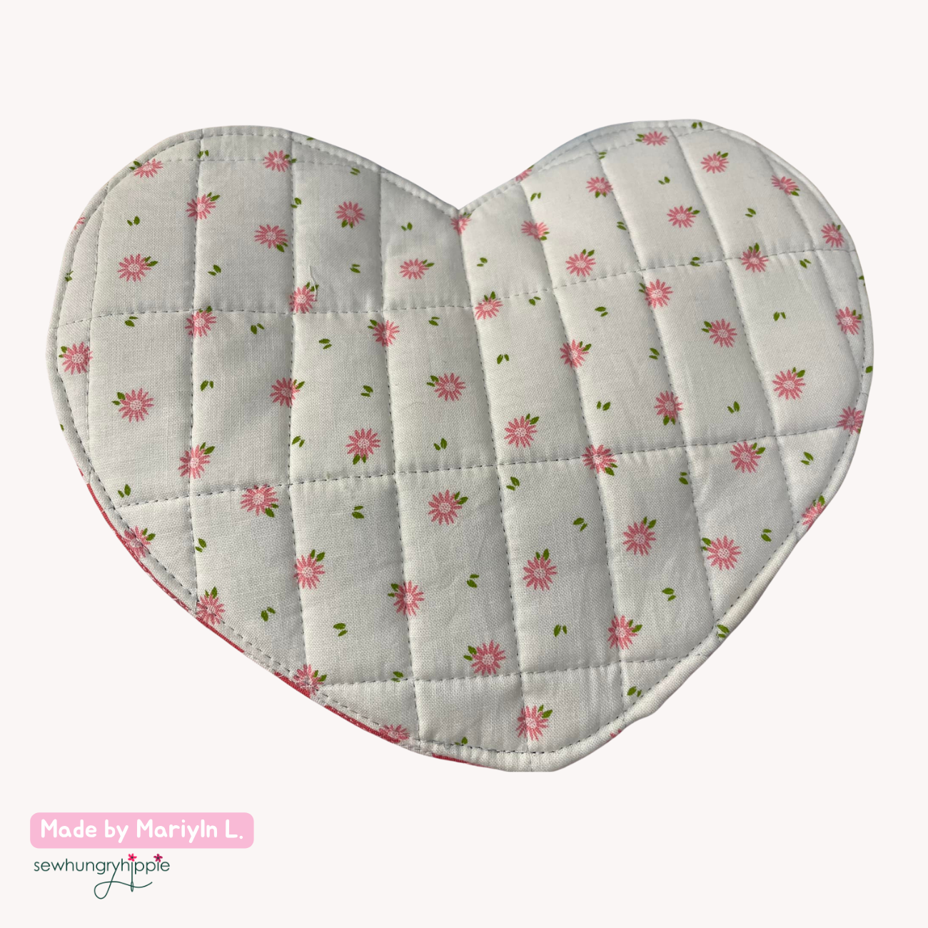 Heart Pot Holder PDF sewing pattern