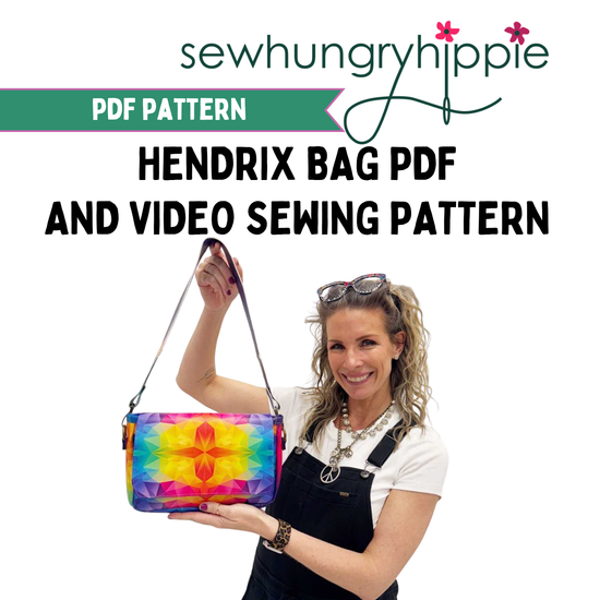 Hendrix Bag PDF Sewing Pattern | Beginner Crossbody Handbag Pattern ...