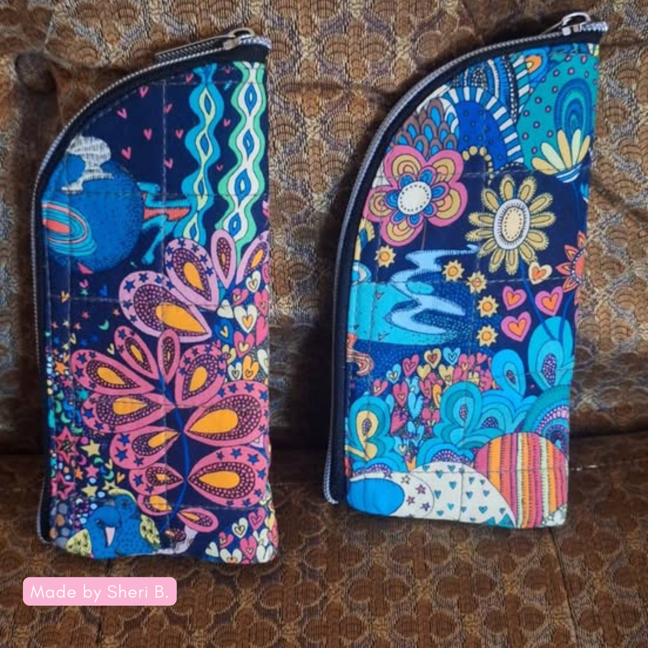 Hippie Specs Case printed pattern