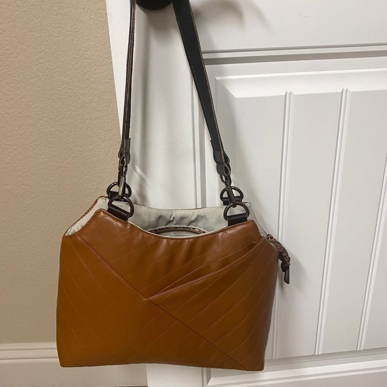 The Hope handbag by Mrs H printed pattern