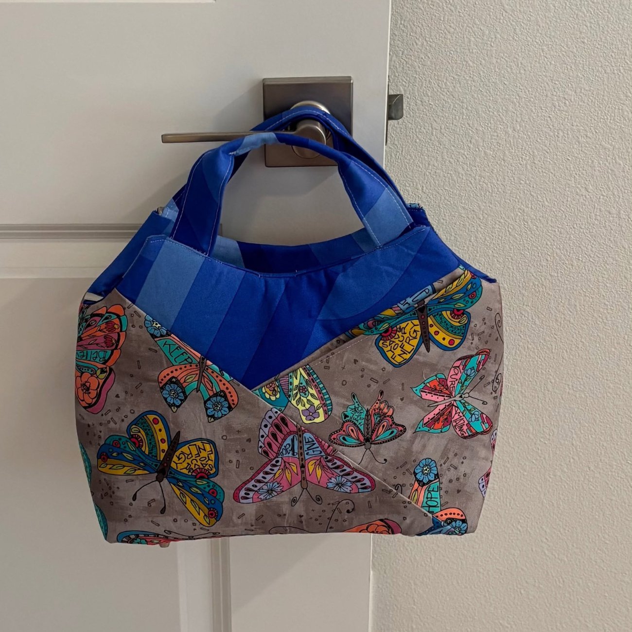 The Hope handbag by Mrs H printed pattern
